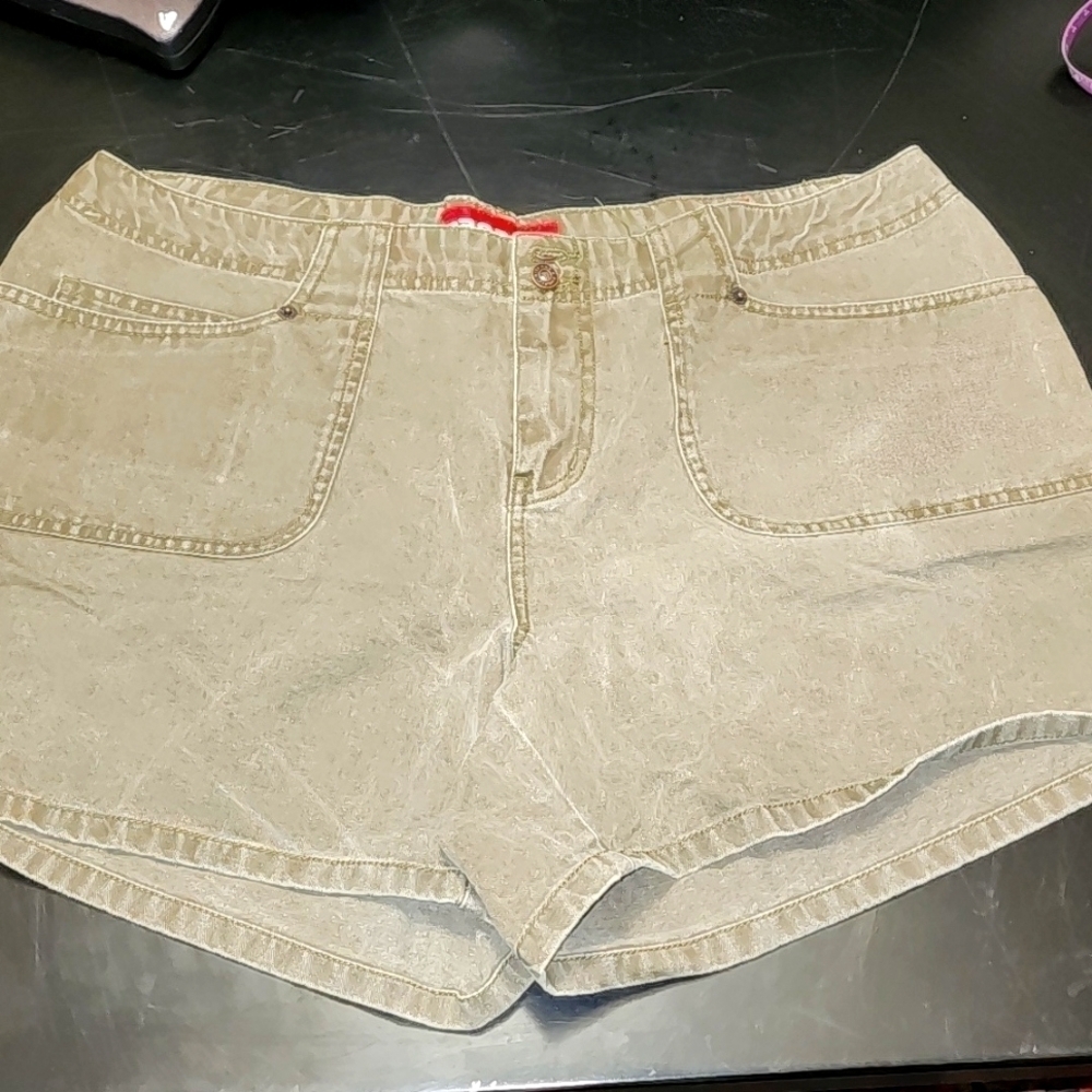 Zana*di army green canvas shorts Sz 14